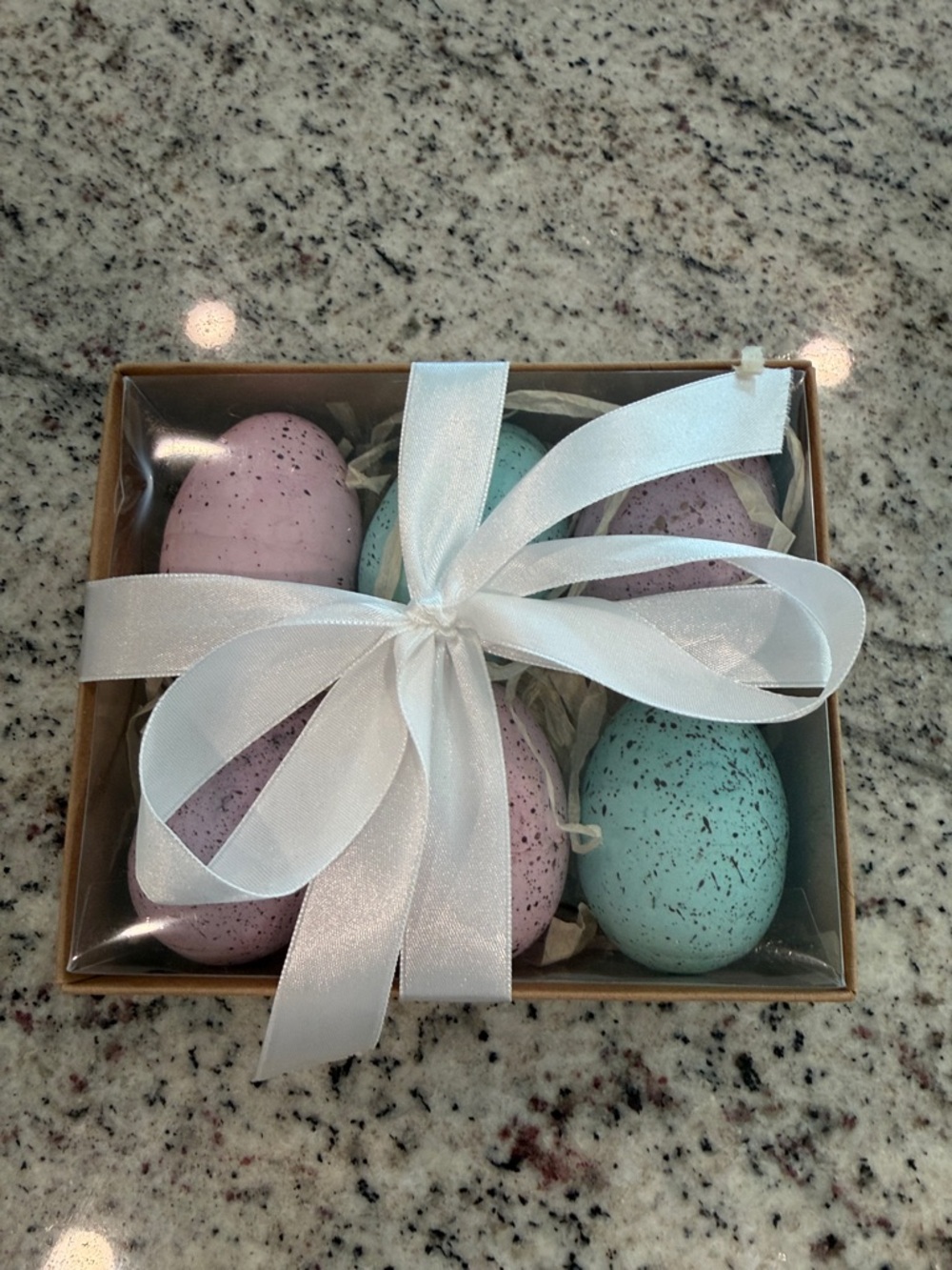 Speckled Egg Decor - Pink & Aqua
